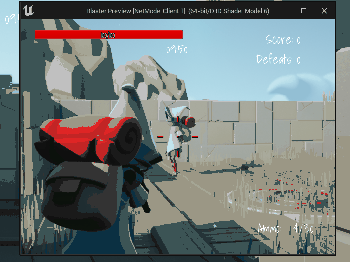 Blaster - Course-Based Networked Third Person Shooter Made in Unreal Engine 5
